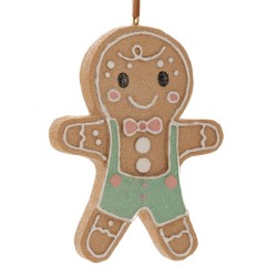 Ornament Brad Gingerbread din Rasina 8x2x11cm 