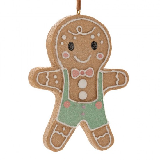Ornament Brad Gingerbread din Rasina 8x2x11cm Decorațiuni
