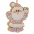 Ornamnet Brad Gingerbread Santa din Rasina 8x2x10cm 