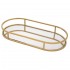 Tava Gold din Metal cu Oglinda 34x15cm