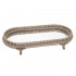 Tava Silver din Rasina cu Oglinda 41x20x6cm