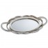Tava Silver din Rasina cu Oglinda 49x28cm