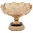 Bol Amber din Sticla cu Metal D24x20cm 90138