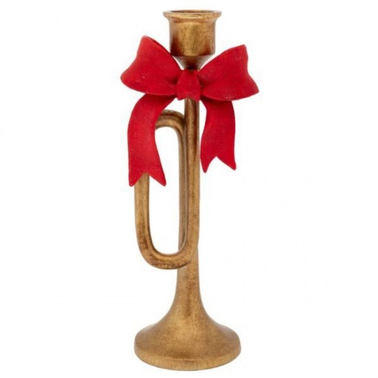Trompeta Decorativa Gold 10x8x21cm Decorațiuni