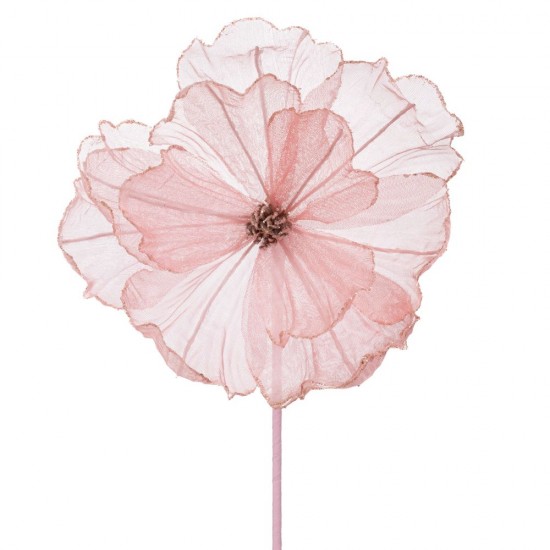 Magnolie Pink din Organza 60cm Decorațiuni