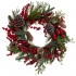 Coronita Pine Cones Red Berries D55cm