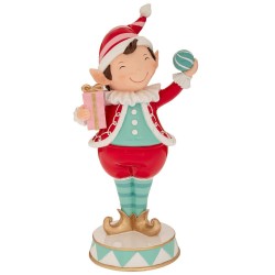 Figurina Blue Red Elf din Rasina 13x11x28cm