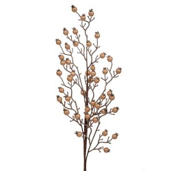Creanga Artificiala Gold Berries 75cm