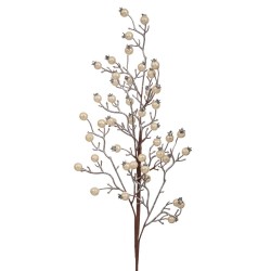 Creanga Artificiala Gold Berries 75cm