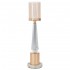Suport pentru Lumanare Golden din Sticla cu Marmura D13x57cm 