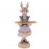 Figurina Easter Bunny Pink Gold din Rasina 30x26x60cm 