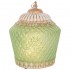 Lampa cu LED Green Gold din Metal cu Stical D15x19cm 