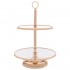Etajera Gold din Metal cu Oglinda D30x44cm 