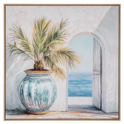 Tablou Palm Vase 80x80cm 