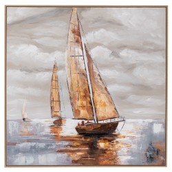 Tablou Sail Boat 100x100cm 