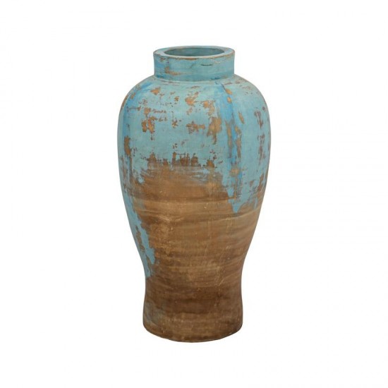 Vaza Beige Blue din Ceramica D28x50cm Vaze