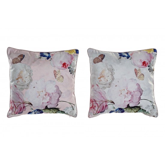 Perna Pink Flowers 350gr 45x45cm Perne Decorative