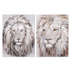 Tablou White Golden Lion 90x120cm
