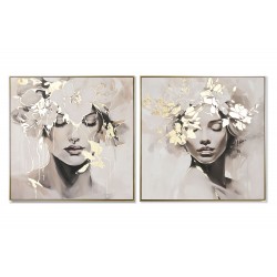Tablou Flower Girl 83x5x83cm