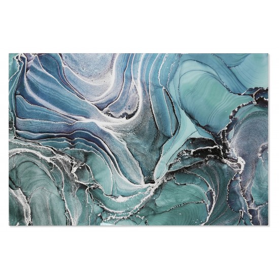 Tablou Abstract Blue din Sticla 180x120cm Tablouri din Sticla
