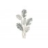 Decoratiune Mint Green Leaves din Metal 57x6x103cm