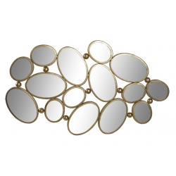 Oglinda Golden din Metal 101x61cm
