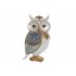 Bufnita White Blue din Rasina 11x9x19cm 