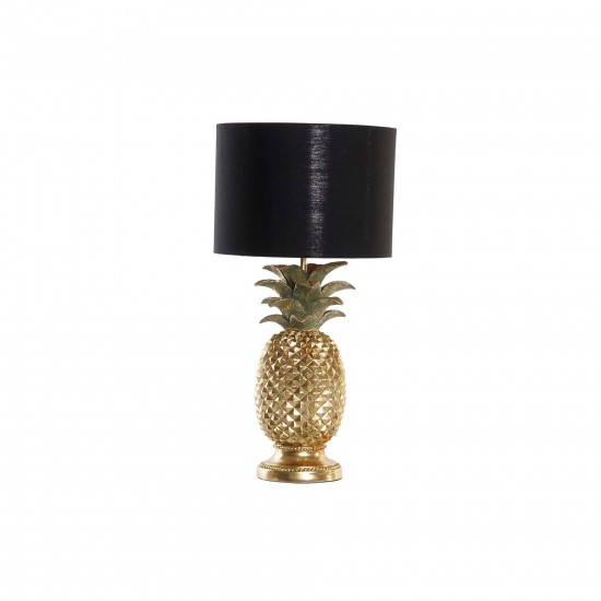 Lampa Black Golden Pineapple din Rasina D24x47cm Veioze