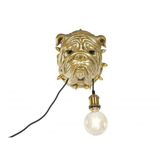 Aplica Golden Bulldog din Rasina 25x23x29cm Aplice