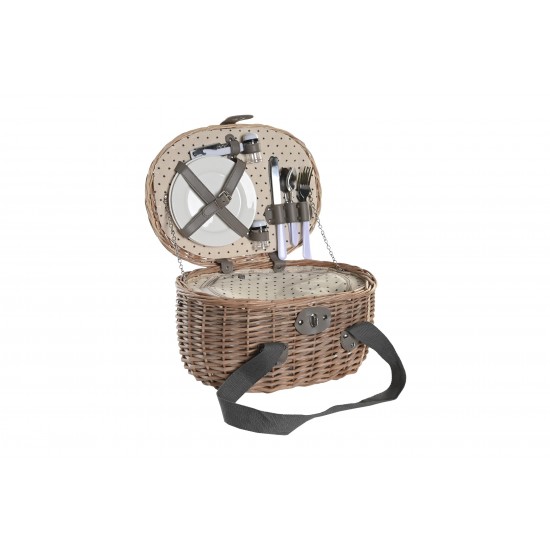 Cos pentru Picnic 39x28x22cm Tacâmuri