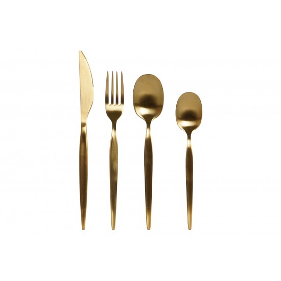 Set 24 Tacamuri Golden din Inox Accesorii de Bucătărie și Veselă