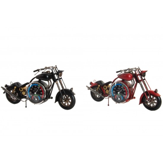 Motocicleta Black Red din Metal 46x24x10cm Decorațiuni