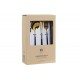 Set 16 Tacamuri Black Gold din Inox Tacâmuri