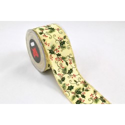 Rola Craciun Red Berries  6,7cmx9m