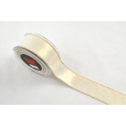 Rola Craciun din Catifea White Gold 6.7cmX9m