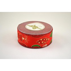 Rola Craciun Red Ornaments   6,7cmX9m