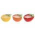 Suport pentru Lumanare Multicolor Fruits din Ceramica 14x10x6cm