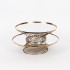 Set 2 Platouri cu Picior Golden din Metal cu Oglinda D35x10cm / D30x10cm/819-00176
